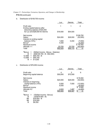 Solution Manual Advanced Accounting Chapter 15 9th Edition by Baker | PDF