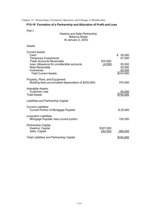Solution Manual Advanced Accounting Chapter 15 9th Edition by Baker | PDF
