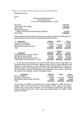 Solution Manual Advanced Accounting Chapter 15 9th Edition by Baker | PDF