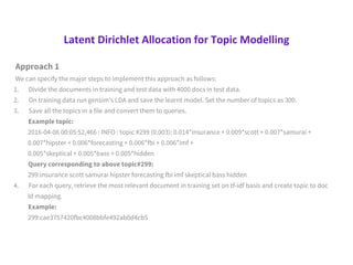 Smai Project: Topic Modelling | PDF