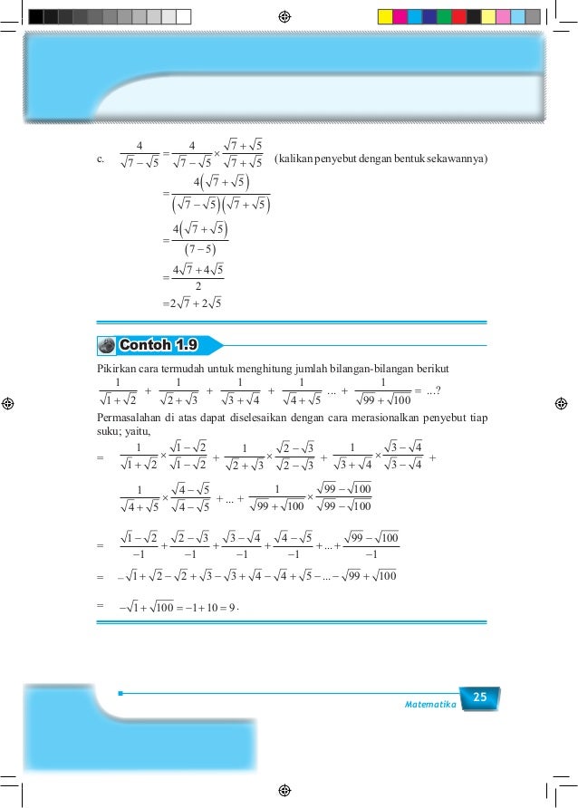 Buku matematika sma kelas 10 semester 1 kurikulum 2013