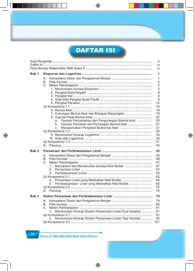 Materi Matematika Wajib Kelas 10 Semester 1 - Guru Paud