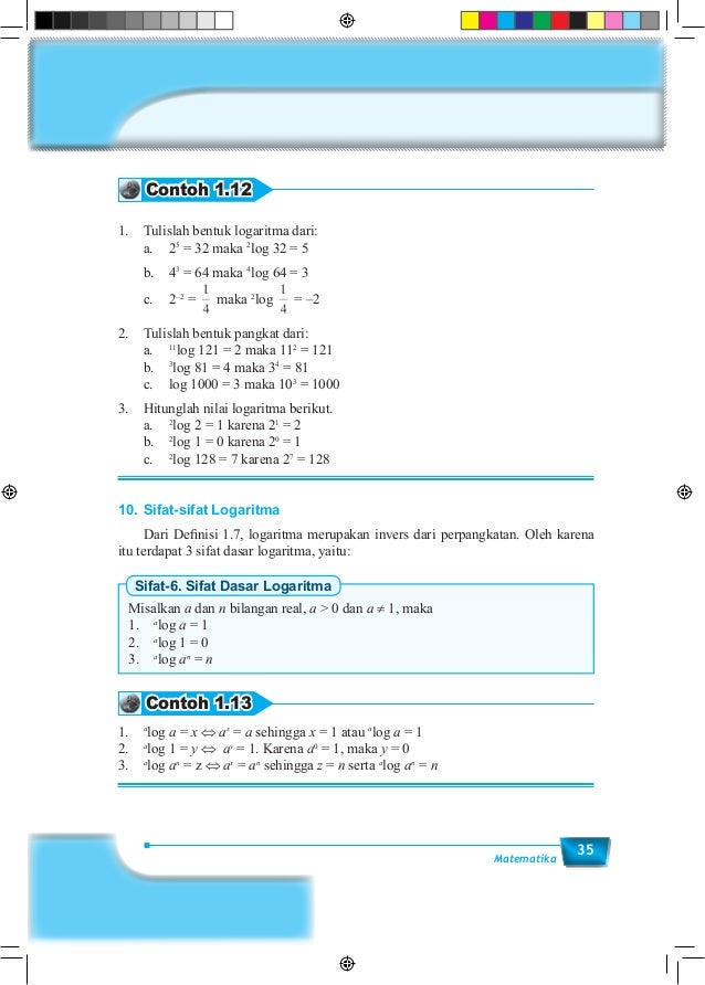 Buku matematika sma kelas 10 semester 1 kurikulum 2013