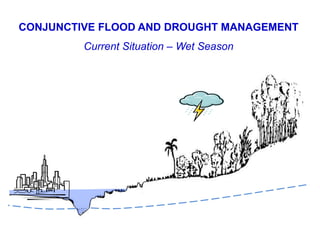 www.iwmi.org
Water for a food-secure world
CONJUNCTIVE FLOOD AND DROUGHT MANAGEMENT
Current Situation – Wet Season
 