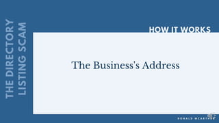 Small business scams