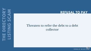 Small business scams