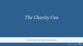 Small business scams