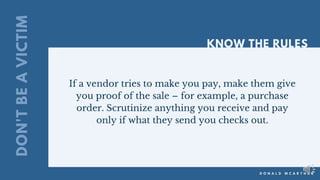 Small business scams