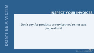 Small business scams