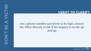 Small business scams