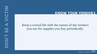 Small business scams