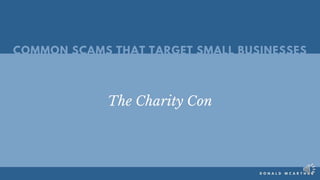 Small business scams