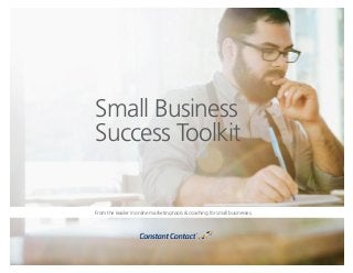 Small Business
Success Toolkit

From the leader in online marketing tools & coaching for small businesses.
 