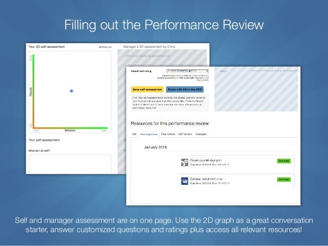 one page performance review