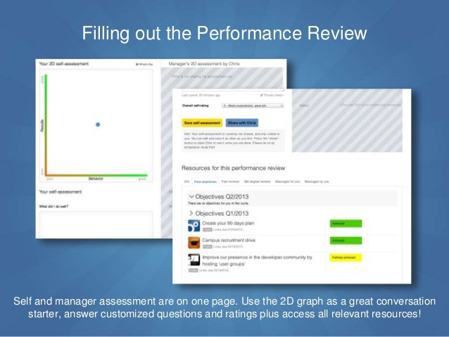 small improvements performance reviews one page performance review
