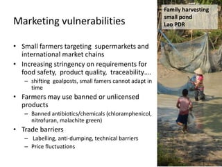 Small scale aquaculture: diversifying livelihoods and adding value to ...