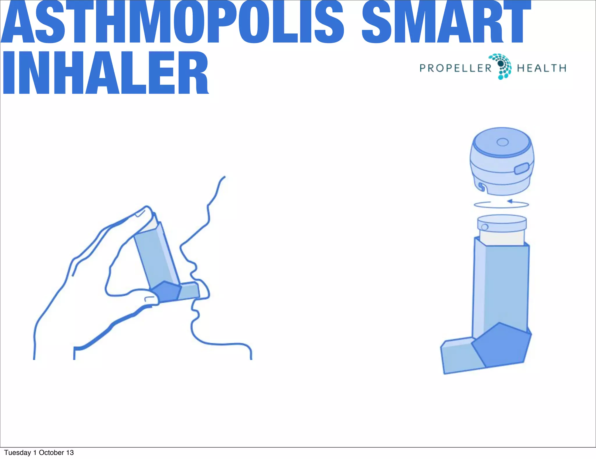 ASTHMOPOLIS SMART
INHALER
Tuesday 1 October 13
 