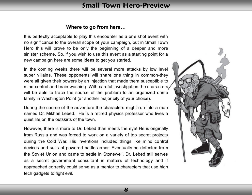 Small Town Hero preview