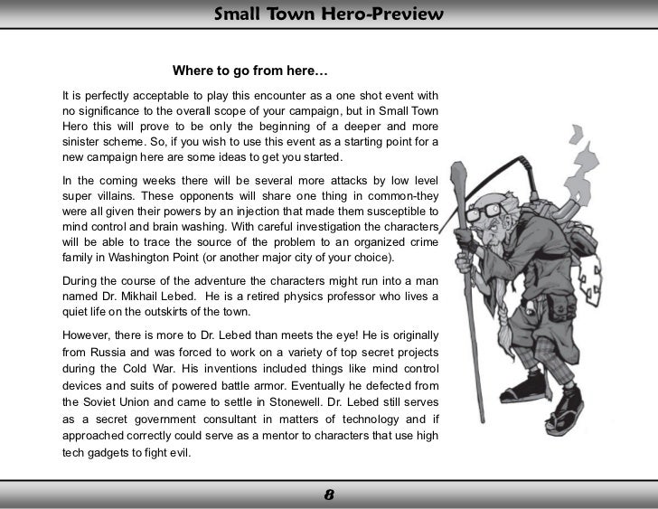 Small Town Hero preview
