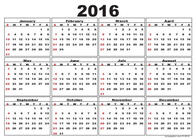 small calendar