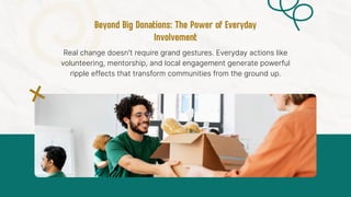 Big Impact Through Small Actions: Everyday Philanthropy and Community ...