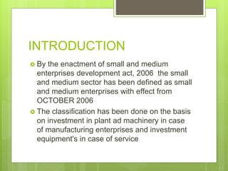 Small and medium enterprises ppt | PPTX