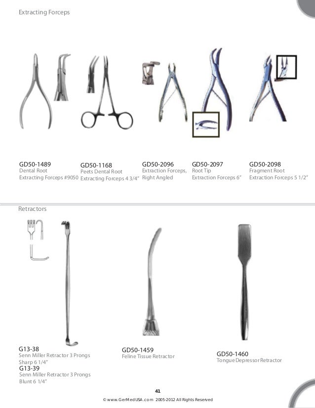 GermedUSA Small animal dental instruments
