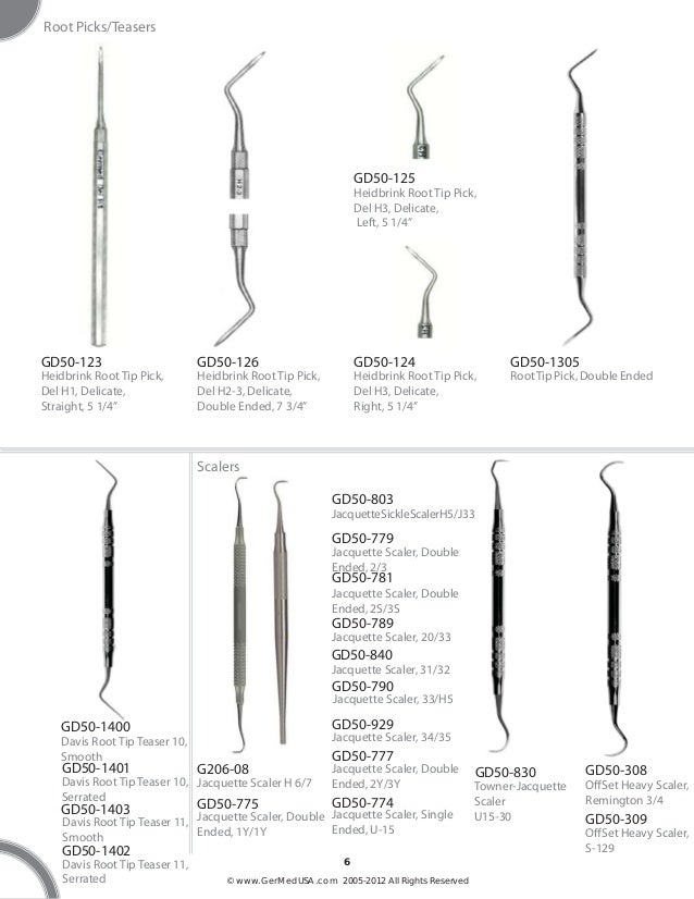 GermedUSA Small animal dental instruments