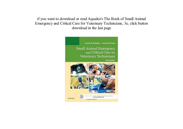 small animal emergency