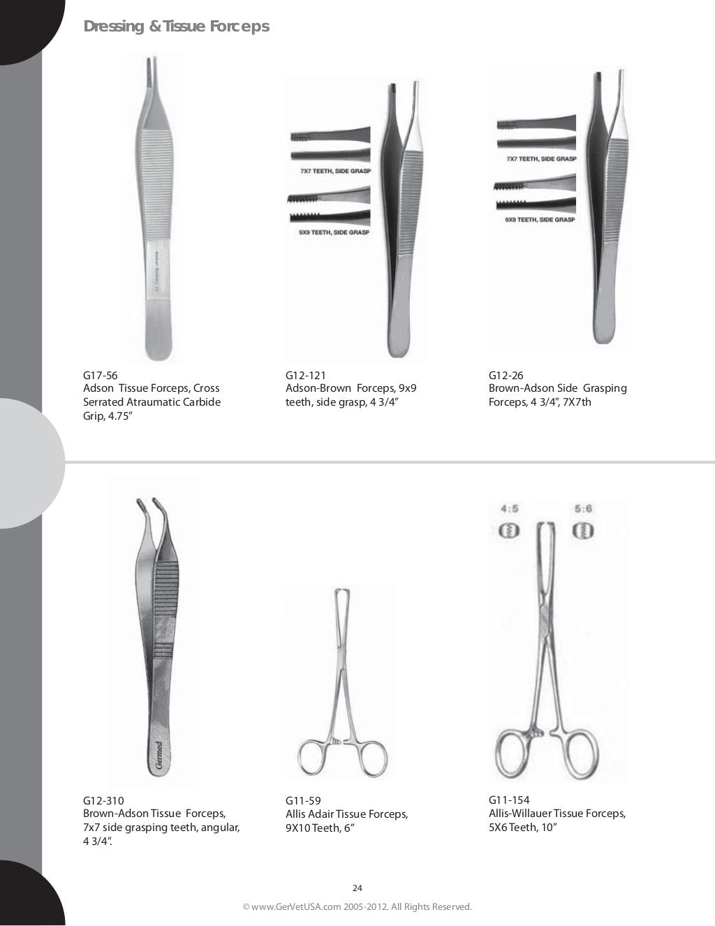 GermedUsa Small animal Surgical Instrument catalog