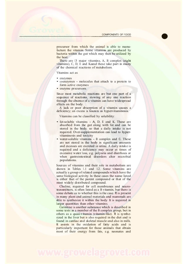 Small Animal Nutrition