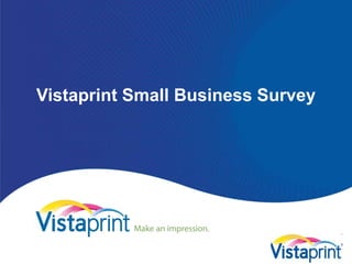 VistaprintSmall Business Survey 