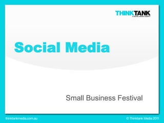 Social Media Small Business Festival 