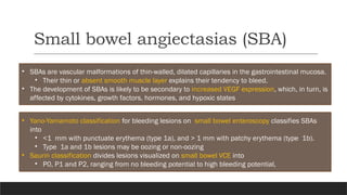 Small Bowel Bleeding: approach and management | PPTX