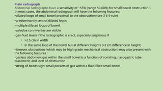 Comprehensive Radioimaging of Small Bowel Pathologies and Obstructions ...