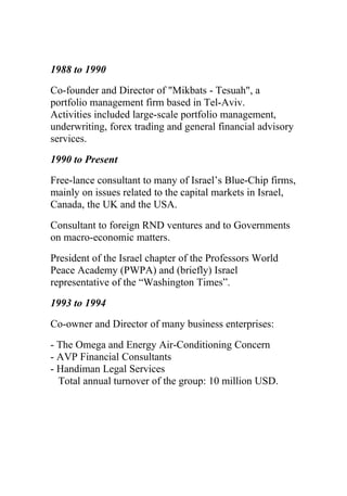 Small Business Manual