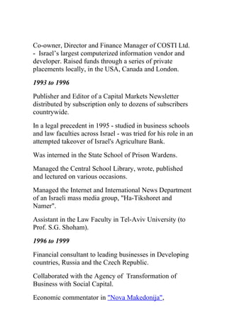 Small Business Manual