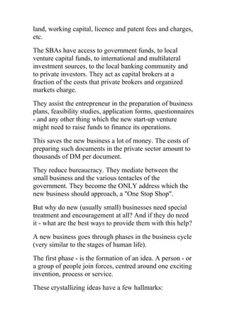 Small Business Manual