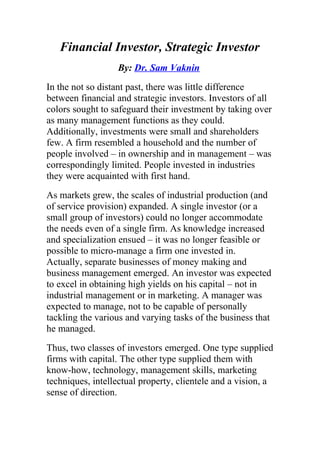 Small Business Manual