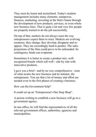 Small Business Manual