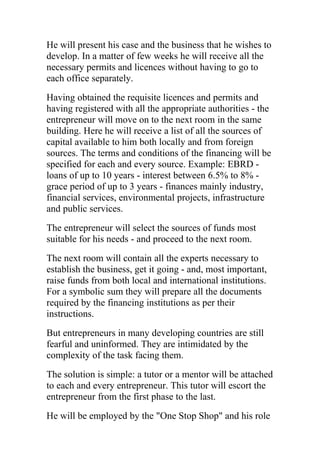 Small Business Manual