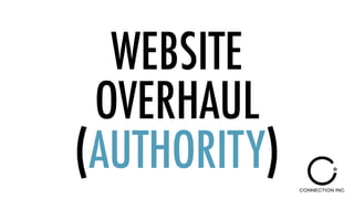 WEBSITE
OVERHAUL
(AUTHORITY)
 