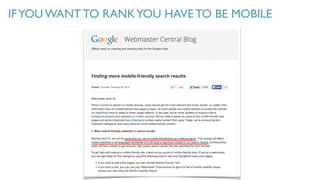 IFYOU WANT TO RANKYOU HAVE TO BE MOBILE
 