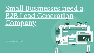 L4RG- B2B Lead Generation Company for Small Business Slide 1