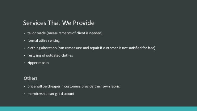 Small business plan presentation