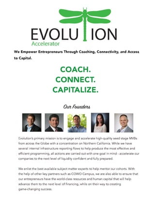 Small Business Resources | Evolution Accelerator | PDF