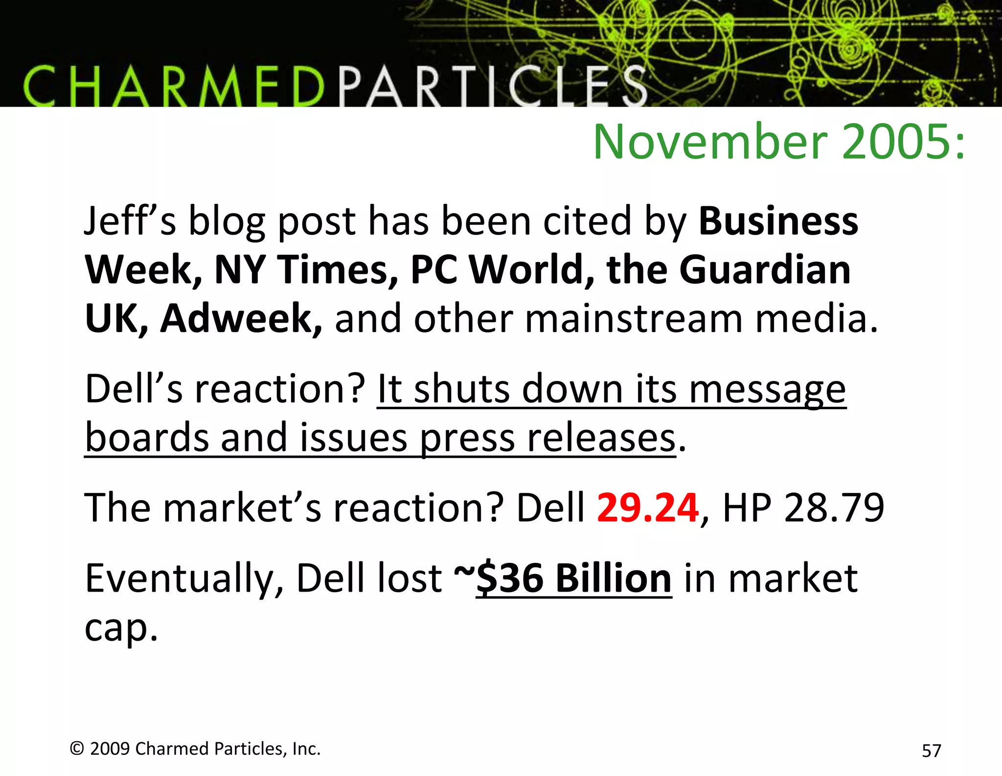 Full circle back to AOL/Geocities but with collaborative search & event-driven web.Facebook and LinkedIn are the winners in that space (so far)Facebook as a personal gathering placeLinkedIn and a professional networking tool© 2009 Charmed Particles, Inc. 50Then came sites as “containers.”