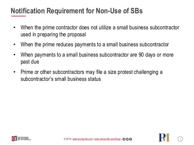 Small Business Subcontracting Plan Template
