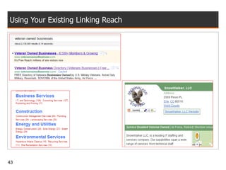 Using Your Existing Linking Reach 