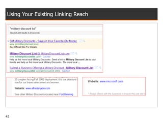 Using Your Existing Linking Reach 